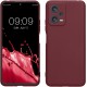 Oem Θήκη Σιλικόνης Matt 1,2 mm Για Xiaomi Redmi Note 12 Pro 5G Μπορντό