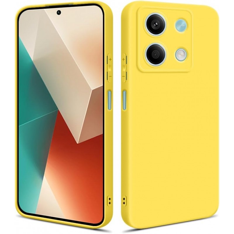 Oem Θήκη Σιλικόνης Matt 1,2 mm Για Xiaomi Redmi Note 13 Pro 5G Κίτρινο