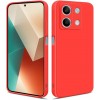 Oem Θήκη Σιλικόνης Matt 1,2 mm Για Xiaomi Redmi Note 13 Pro 5G Κόκκινο