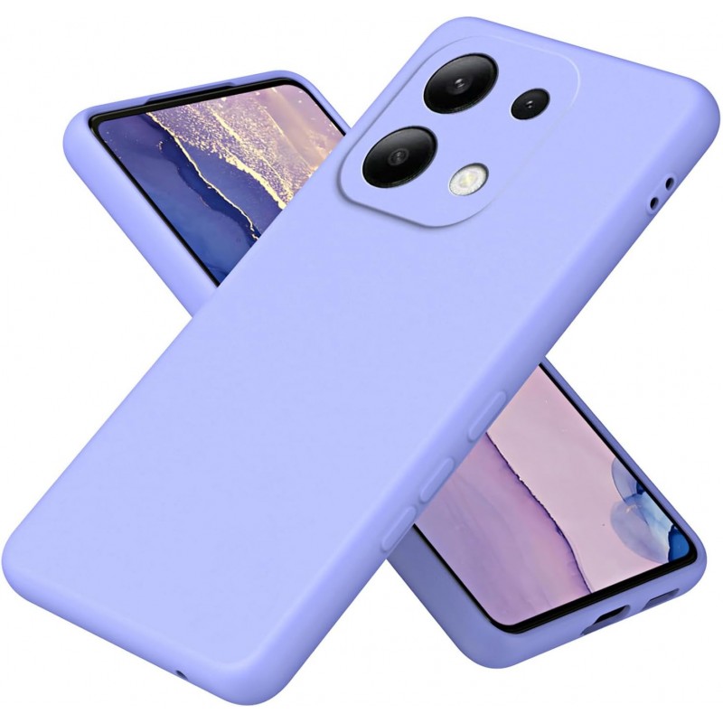 Oem Θήκη Σιλικόνης Matt 1,2 mm Για Xiaomi Redmi Note 13 Pro 5G Λιλά