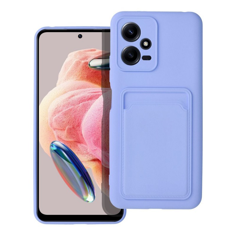 Oem Θήκη Σιλικόνης Με Υποδοχή Κάρτας Για Xiaomi Redmi Note 13 Pro 5G Λιλά