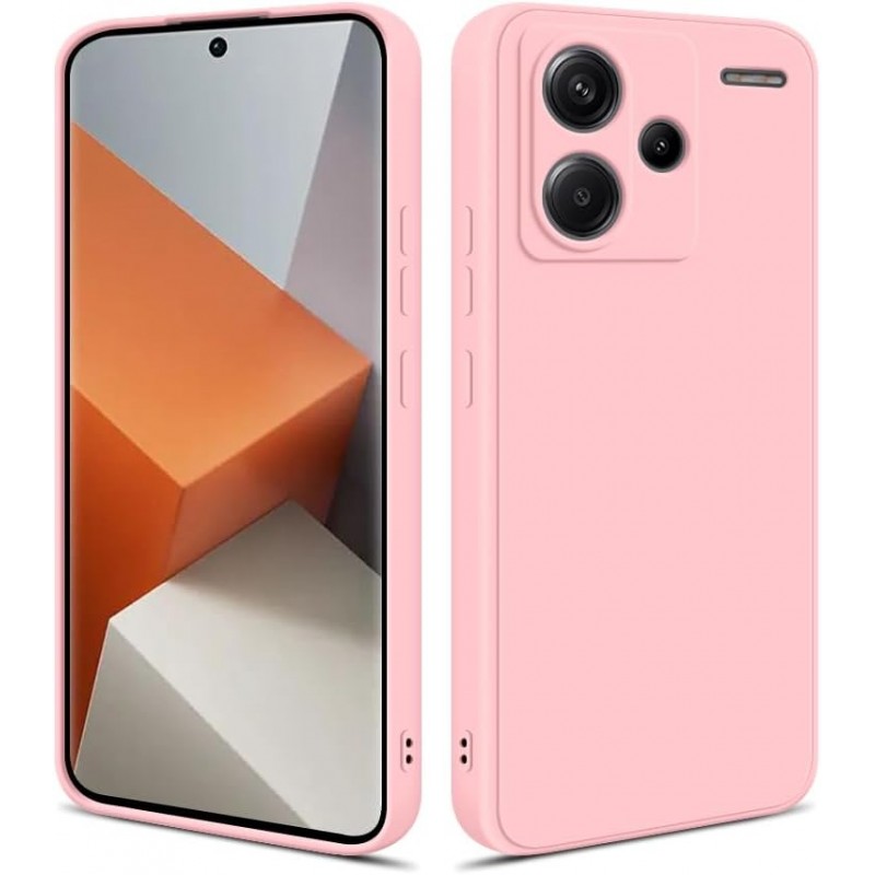 Oem Θήκη Σιλικόνης Matt 1,2 mm Για Xiaomi Redmi Note 13 Pro Plus 5G Ροζ