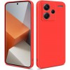 Oem Soft Matt Case Gel TPU Cover 2.0mm Xiaomi Redmi Note 13 4G Κόκκινο