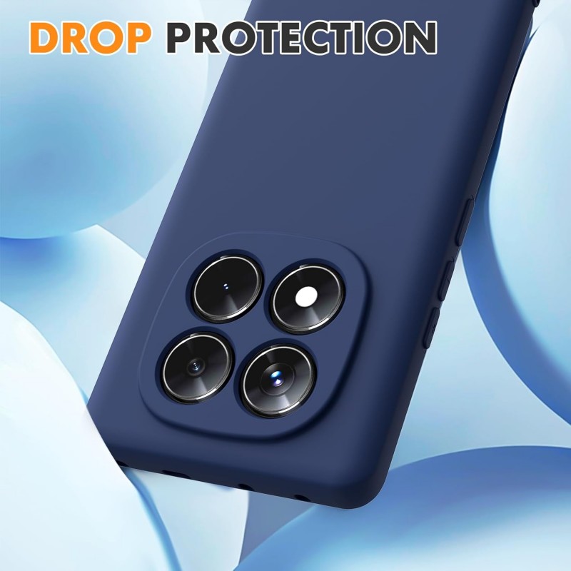 Oem Θήκη Σιλικόνης Soft 2.0 mm Για Xiaomi Redmi Note 14 Pro Plus 5G Σκούρο - Μπλε