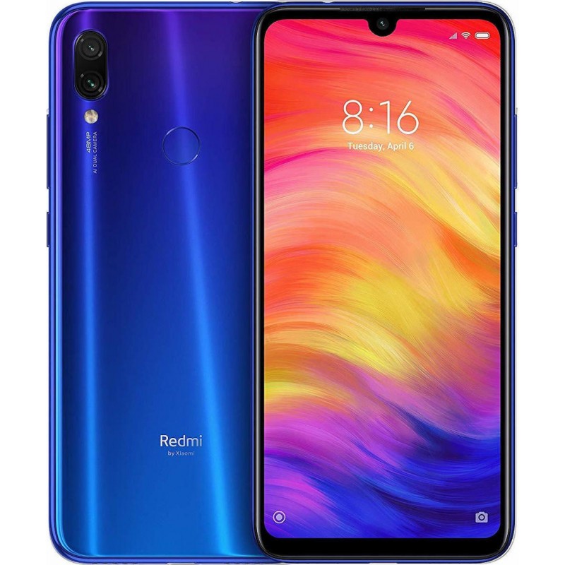 Oem Θήκη Book Smart Magnet Για Xiaomi Redmi Note 7 / Note 7 Pro  Μπλε