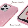 Oem Θήκη Shining Χρυσόσκονη Για Xiaomi Redmi Note 12 5G ( Global ) Ροζ