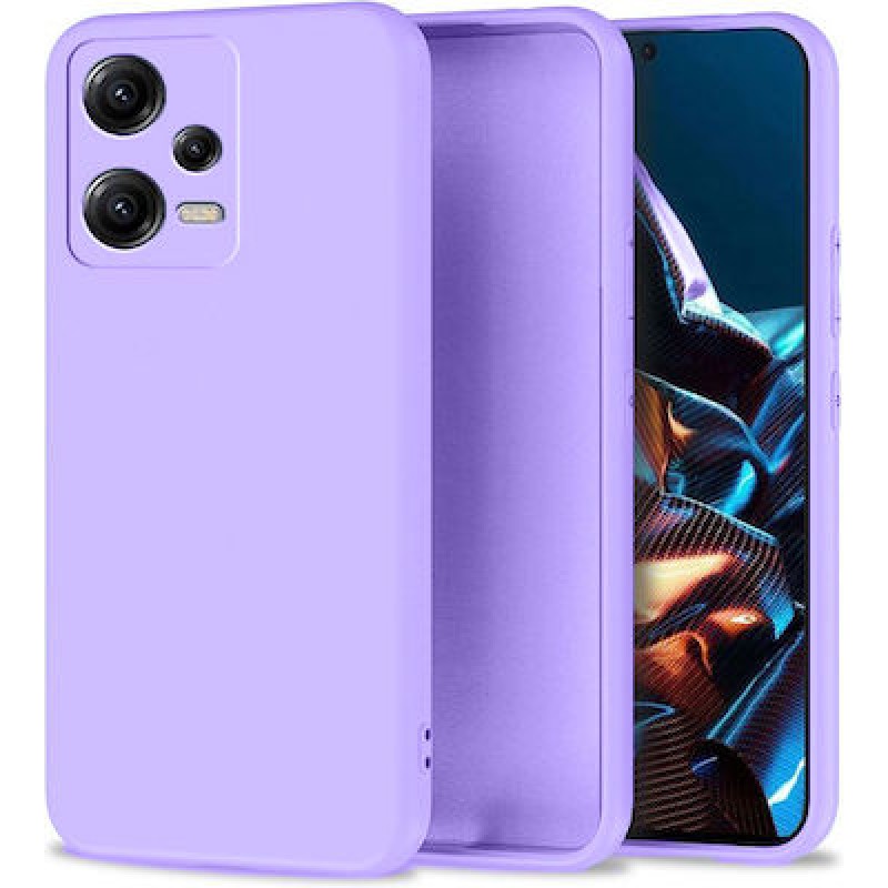 Oem Soft Matt Case Gel TPU Cover 2.0mm Για Xiaomi Redmi Note 12 5G ( Global ) Λιλά