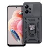 Oem Θήκη Slide Armor Back Cover Για Xiaomi Redmi Note 12 5G ( Global ) Με Προστασία Κάμερας Μαύρο