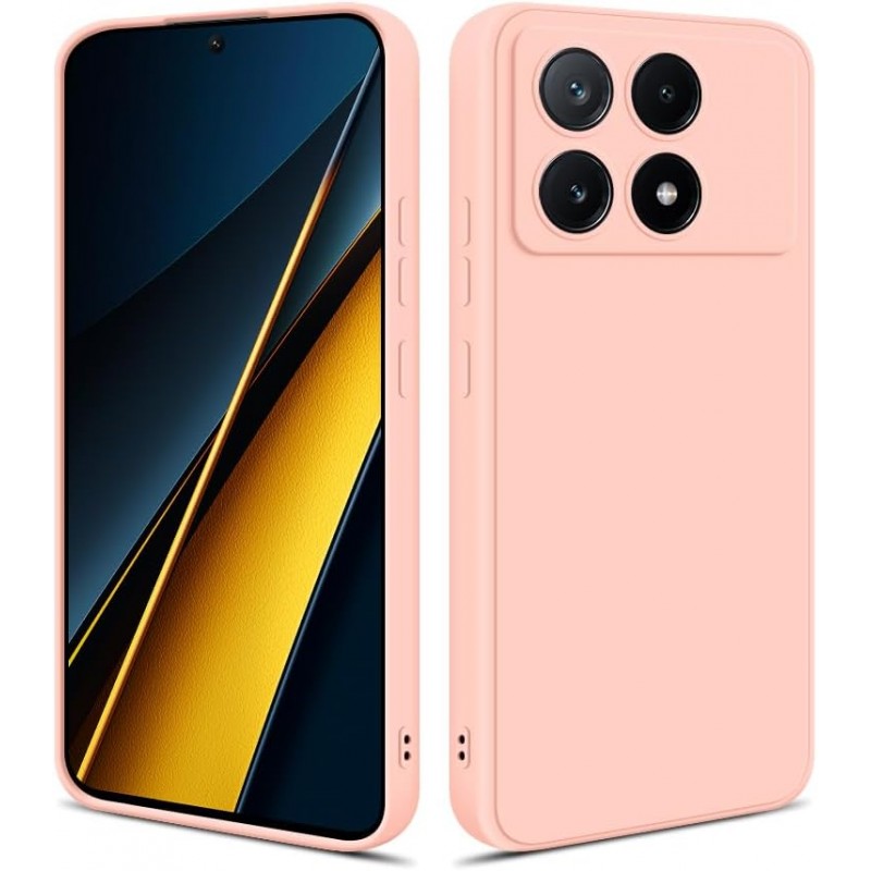 Oem Θήκη Σιλικόνης Soft 2.0 mm Για Xiaomi Poco X6 Pro 5G Ροζ