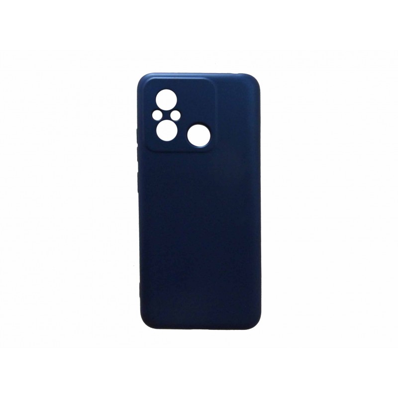 Oem Soft Matt Case Gel TPU Cover 2.0mm Για Xiaomi Redmi 12C / Redmi 11A Metallic Σκούρο - Μπλε