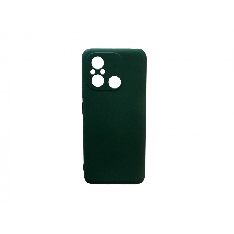 Oem Soft Matt Case Gel TPU Cover 2.0mm Για Xiaomi Redmi 12C / Redmi 11A Σκούρο - Πράσινο