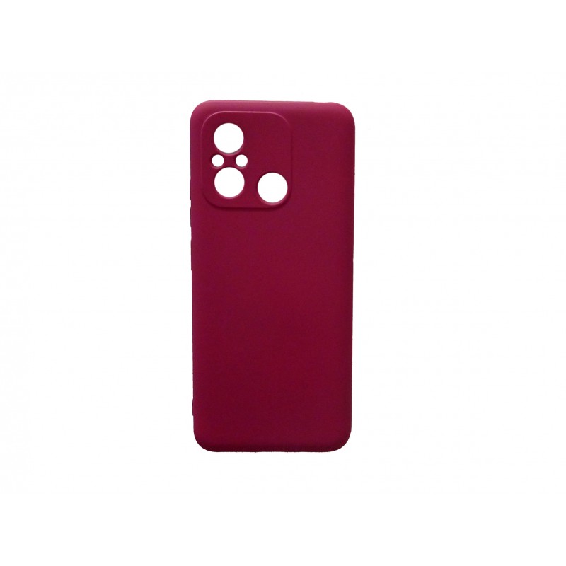 Oem Soft Matt Case Gel TPU Cover 2.0mm Για Xiaomi Redmi 12C / Redmi 11A Μπορντό