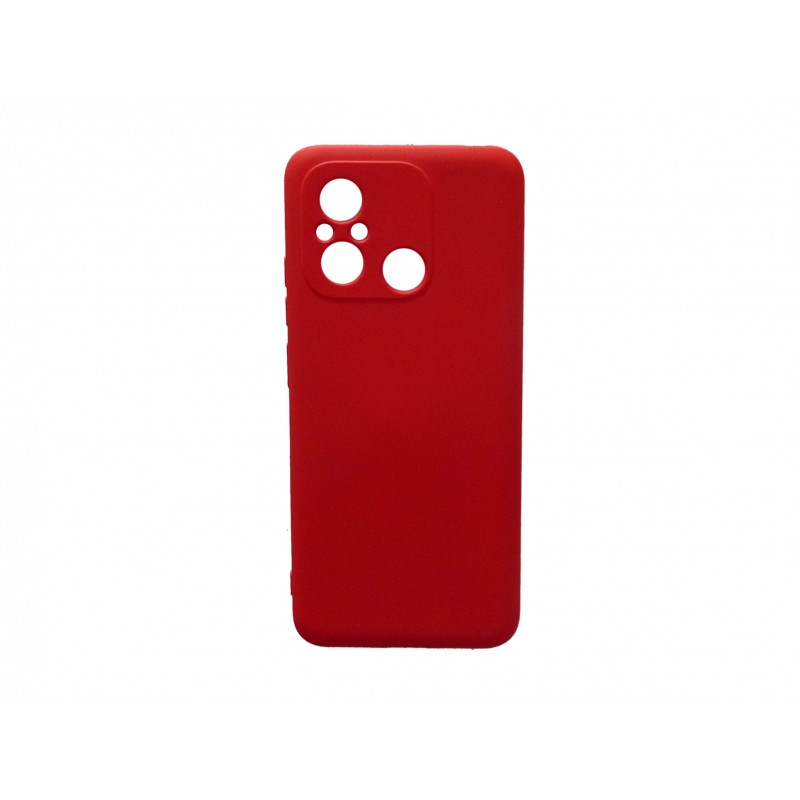 Oem Soft Matt Case Gel TPU Cover 2.0mm Για Xiaomi Redmi 12C / Redmi 11A Κόκκινο