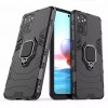 OEM Ring Armor Case Για Xiaomi Redmi Note 10 4G / 10S  Μαύρο