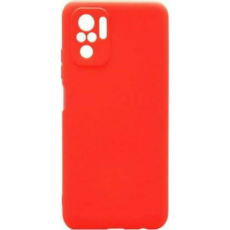 Oem Θήκη Σιλικόνης Matt 1,2 mm Για Xiaomi Redmi Note 10 4G / 10S Κόκκινο