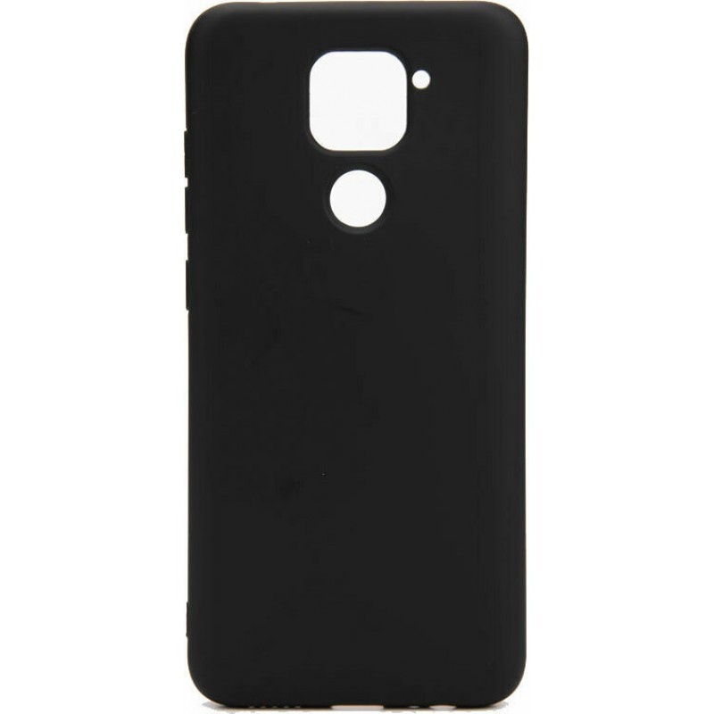 Oem Soft Matt Case Gel TPU Cover 2.0mm Για Xiaomi Redmi Note 9 Μαύρο