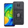 Oem Θήκη Slide Armor Back Cover Για Xiaomi Redmi Note 9 Pro / Redmi Note 9s / Note 9 Pro Max Με Προστασία Κάμερας Μαύρο