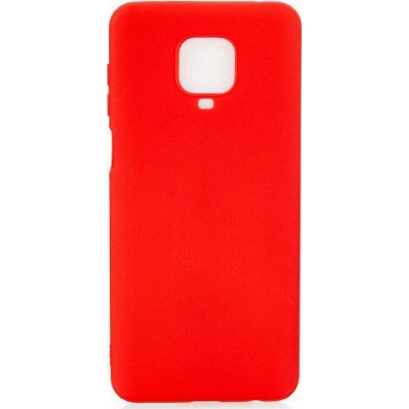 Oem Back Cover Silicone Soft 2,0 mm Για Xiaomi Redmi Note 9 Pro / Redmi Note 9s / Note 9 Pro Max Κόκκινο