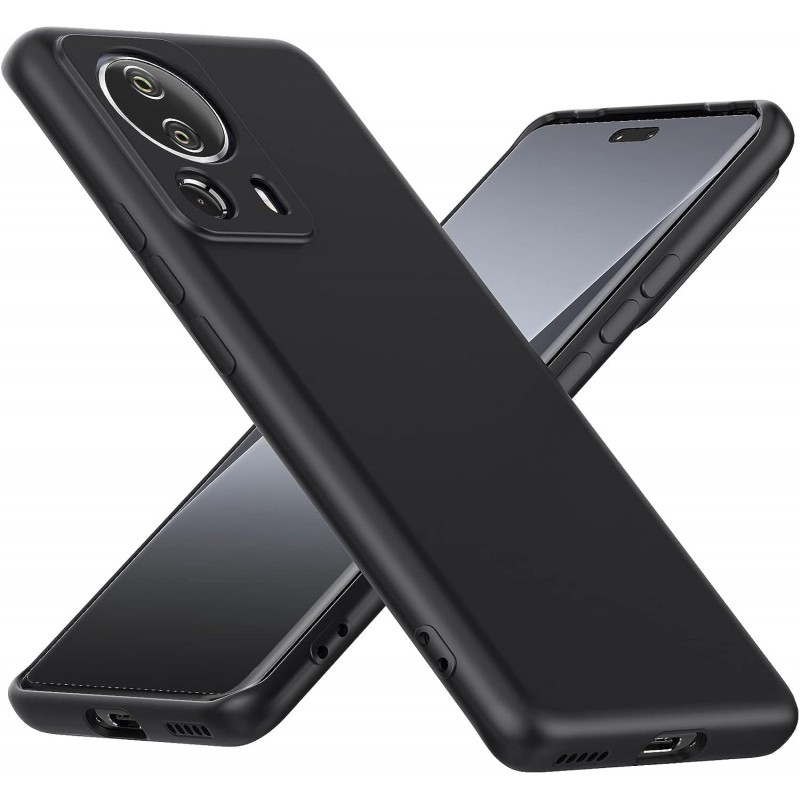 Oem Soft Matt Case Gel TPU Cover 2.0mm Για Xiaomi 13 Lite 5G Μαύρο