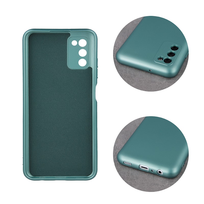 Oem Back Cover Silicone Soft 2,0 mm Για Samsung Galaxy A14 4G / 5G Metallic Μπλε - Πράσινο