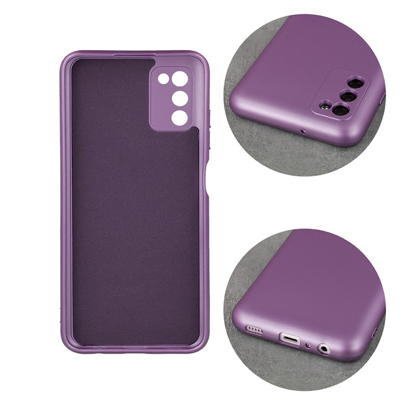 Oem Back Cover Silicone Soft 2,0 mm Για Xiaomi Redmi Note 12 4G Metallic Μωβ