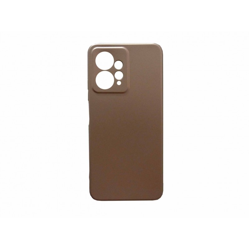 Oem Soft Matt Case Gel TPU Cover 2.0mm Για Xiaomi Redmi Note 12 4G Metallic Ροζ - Χρυσό