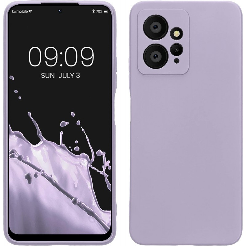 Oem Soft Matt Case Gel TPU Cover 2.0mm Για Xiaomi Redmi Note 12 4G Λιλά