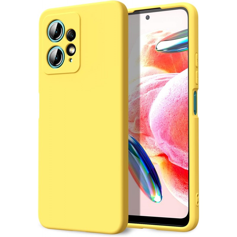 Oem Soft Matt Case Gel TPU Cover 2.0mm Για Xiaomi Redmi Note 12 Pro Plus Κίτρινο