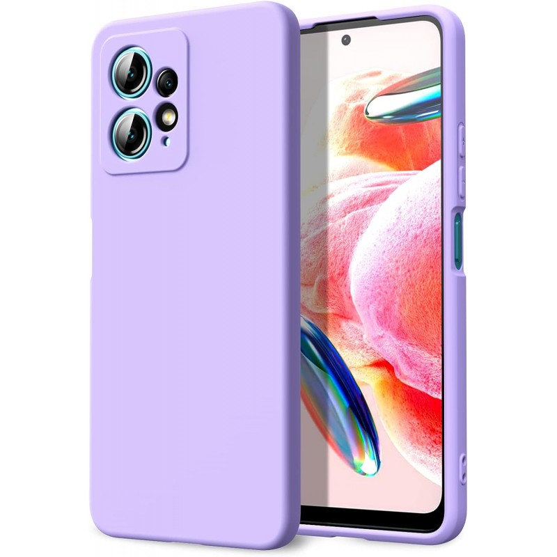 Oem Soft Matt Case Gel TPU Cover 2.0mm Για Xiaomi Redmi Note 12 Pro Plus Λιλά