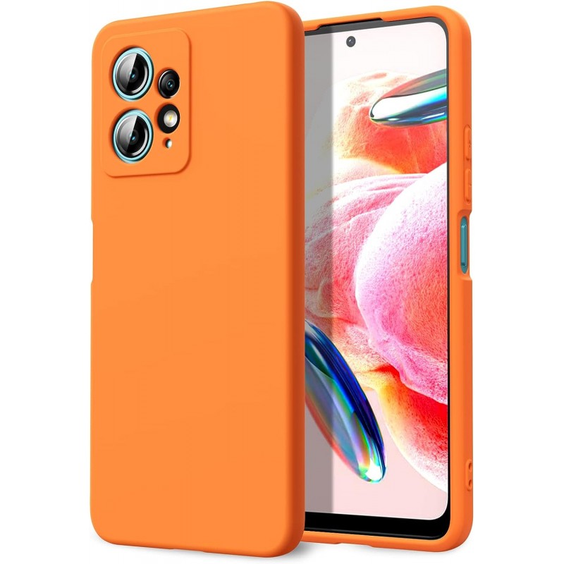 Oem Soft Matt Case Gel TPU Cover 2.0mm Για Xiaomi Redmi Note 12 Pro Plus Πορτοκαλί