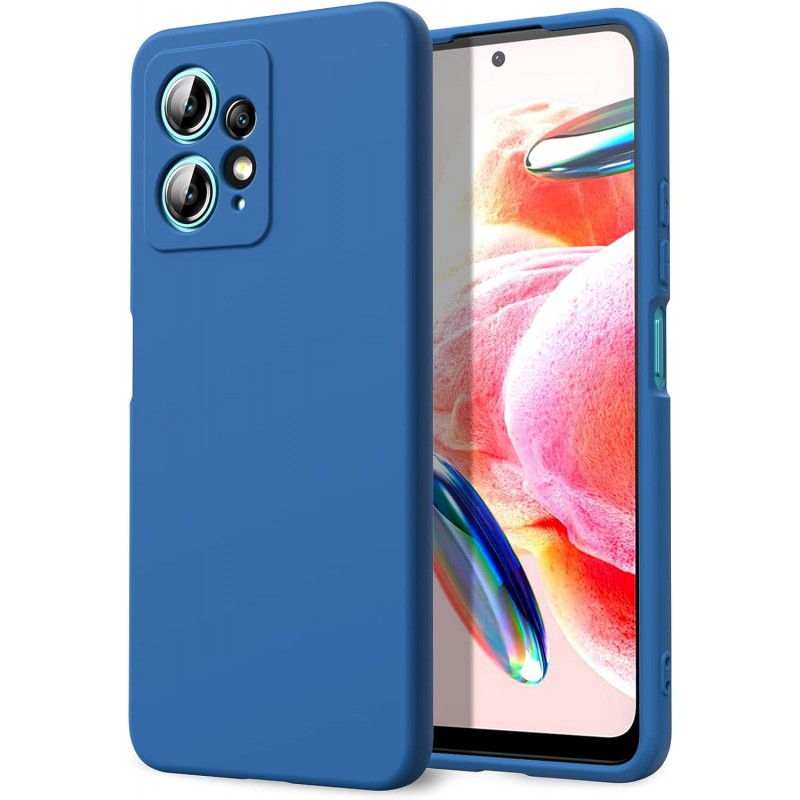 Oem Soft Matt Case Gel TPU Cover 2.0mm Για Xiaomi Redmi Note 12 4G Μπλε