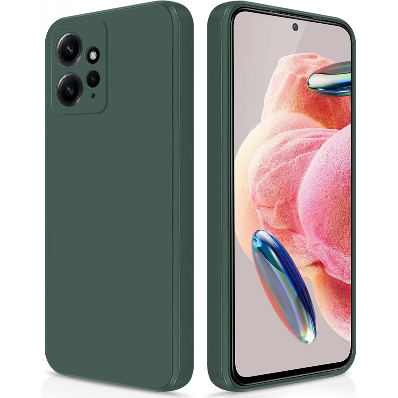 Oem Soft Matt Case Gel TPU Cover 2.0mm Για Xiaomi Redmi Note 12 4G Σκούρο - Πράσινο