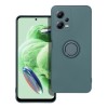 Forcell Back Cover Σιλικόνης Με Δαχτυλίδι Στήριξης Για Xiaomi Redmi Note 12 5G ( Global ) Πράσινο