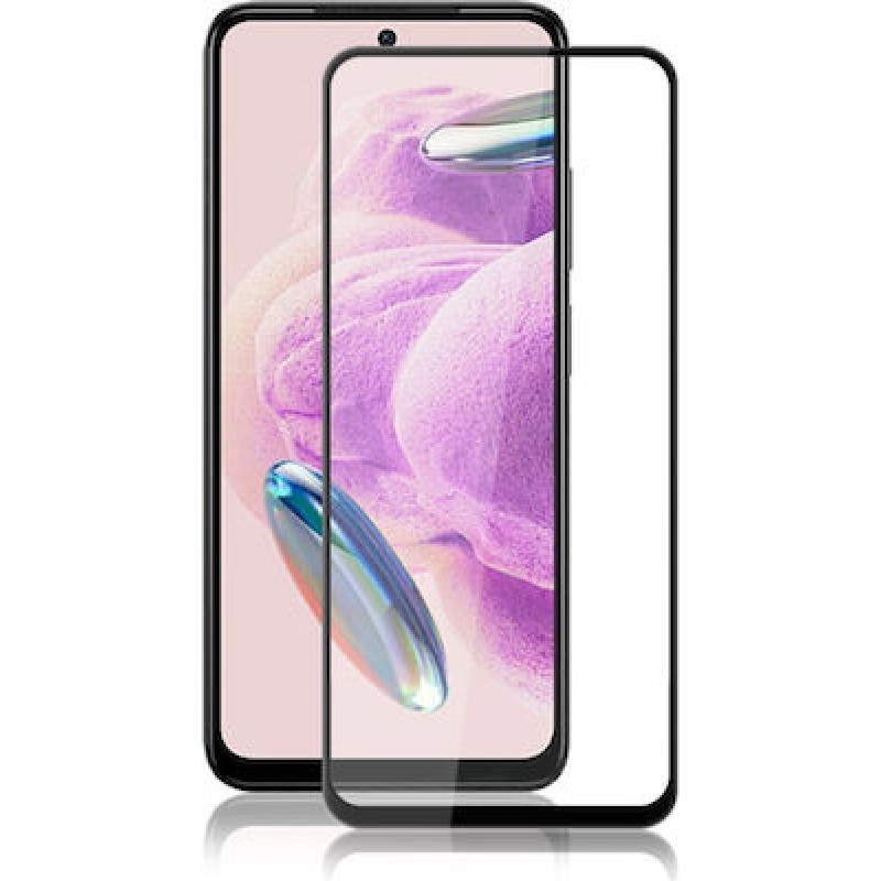 Oem Full Face Tempered glass Box Για Xiaomi Redmi Note 12 Pro 5G / Note 12 Pro Plus /  Poco X5 Pro 5G Μαύρο