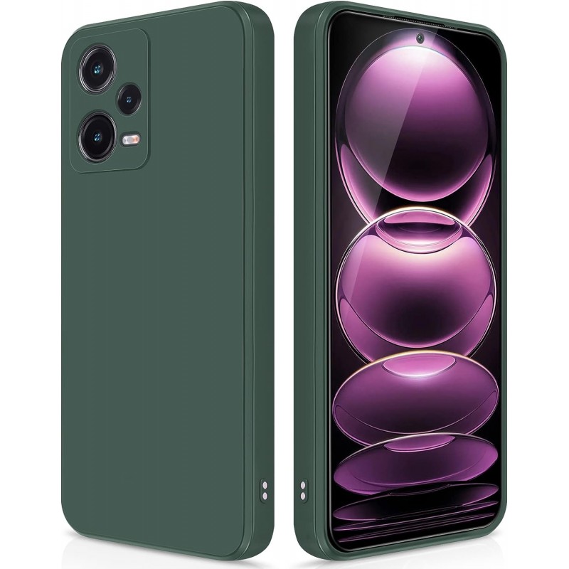 Oem Soft Matt Case Gel TPU Cover 2.0mm Για Xiaomi Redmi Note 12 Pro Plus Σκούρο - Πράσινο