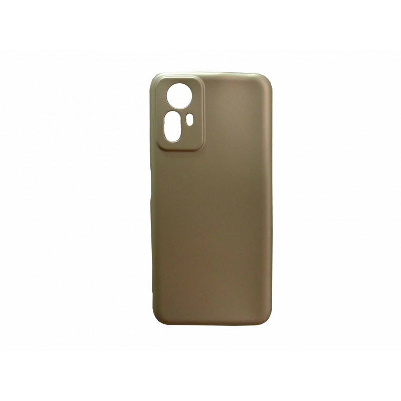 Oem Soft Matt Case Gel TPU Cover 2.0mm Για Xiaomi Redmi Note 12S Metallic Χρυσό