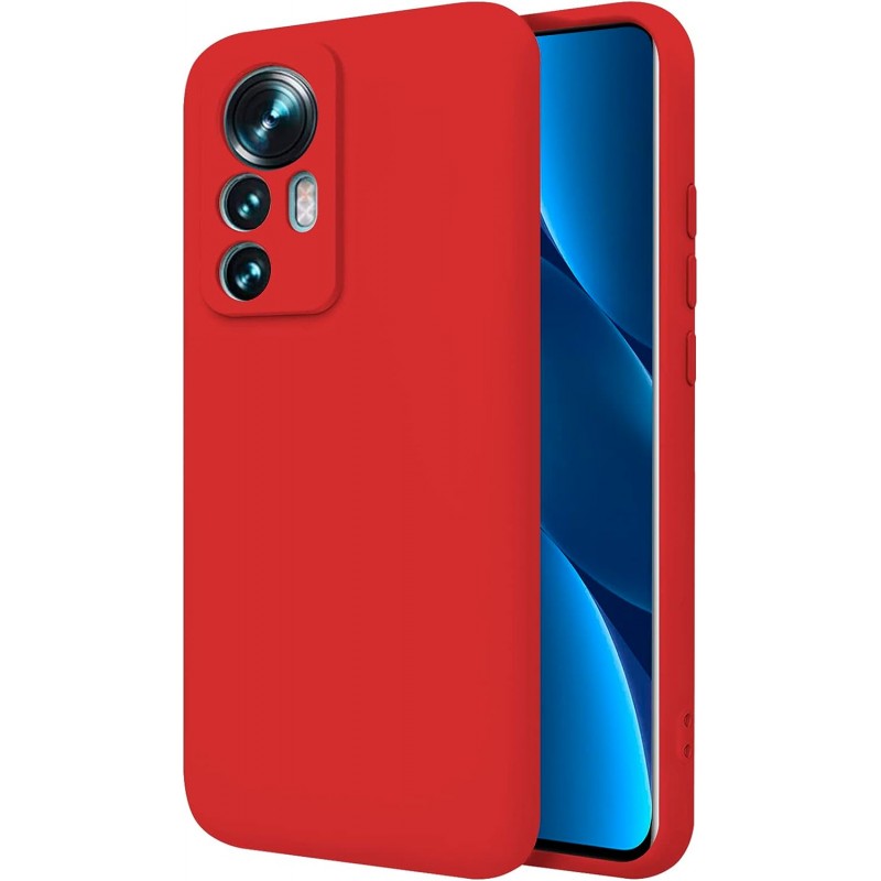 Oem Soft Matt Case Gel TPU Cover 2.0mm Για Xiaomi Redmi Note 12S Κόκκινο