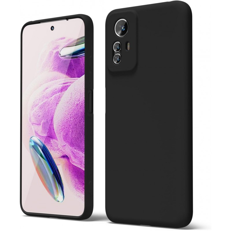 Oem Soft Matt Case Gel TPU Cover 2.0mm Για Xiaomi Redmi Note 12S Μαύρο