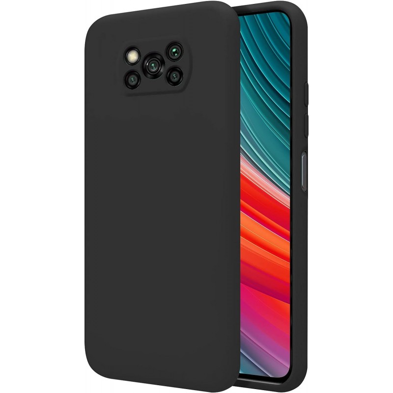 Soft Matt Case Gel TPU Cover 2.0mm Για Xiaomi Poco X3 / Poco X3 NFC / Poco X3 Pro  Μαύρο