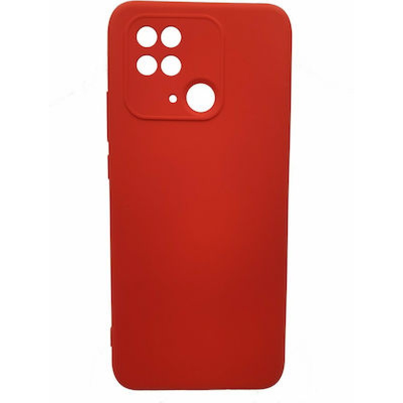 Oem Back Cover Silicone Soft 2,0 mm Για  Xiaomi Redmi 10C Κόκκινο