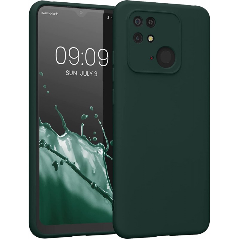 Oem Soft Matt Case Gel TPU Cover 2.0mm Για Xiaomi Redmi 10C Πράσινο