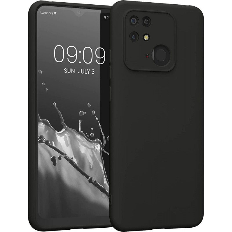 Oem Θήκη Σιλικόνης Matt 1,2 mm Για Xiaomi Redmi 10C Μαύρο