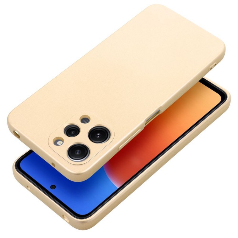 Oem Soft Matt Case Gel TPU Cover 2.0mm Για Xiaomi Redmi 12 Χρυσό