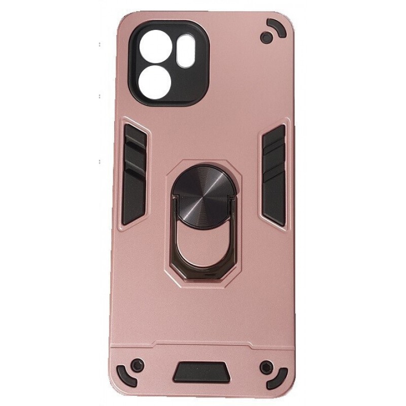 Oem Θήκη Armor Με Ring Stand TPU Case Για Xiaomi Redmi Note 13 Pro 5G Ροζ - Χρυσό