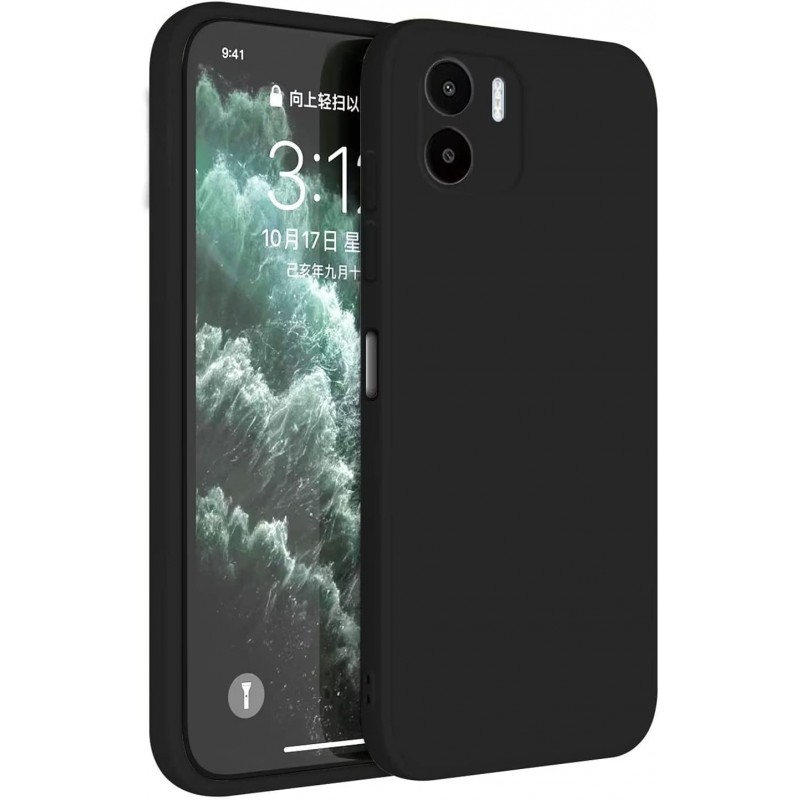 Oem Θήκη Σιλικόνης Matt 1,2 mm Για Xiaomi Redmi A1 2022 / Redmi A2 Μαύρο