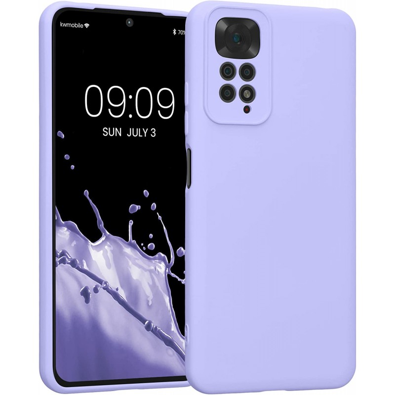 Oem Θήκη Σιλικόνης Matt 1,2 mm Για Xiaomi Redmi Note 11 Pro / Note 11 Pro 5G / Poco X4 Pro 5G  Λιλά