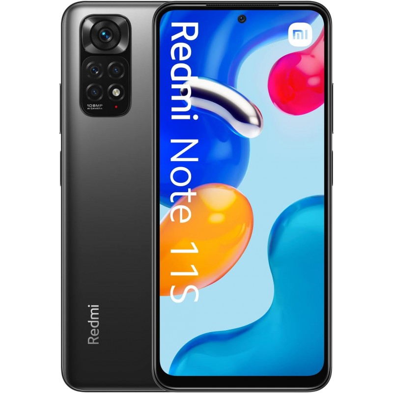 Oem Θήκη Βιβλίο Canvas Για Xiaomi Redmi Note 11 4G ( GLOBAL ) / Redmi Note 11s 4G Μαύρο - Καφέ