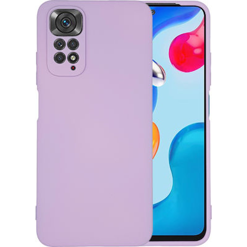 Oem Soft Matt Case Gel TPU Cover 2.0mm Για Xiaomi Redmi Note 11 4G ( GLOBAL ) / Redmi Note 11s 4G Μωβ