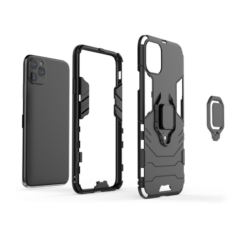 Ring Armor Case Xiaomi Redmi Note 9 5G / Note 9T Μαύρο