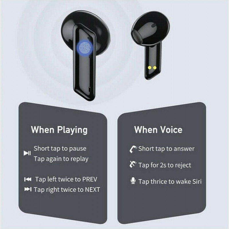 Awei T36 Earbud Bluetooth Handsfree Μαύρο